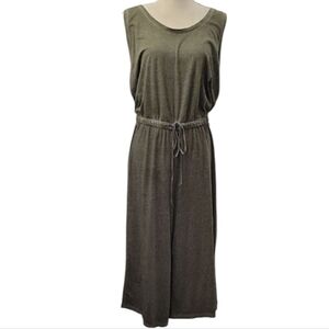 NWT Allison Brittney Olive Green Sleeveless Jumpsuit